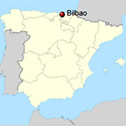 Bilbao žemėlapyje