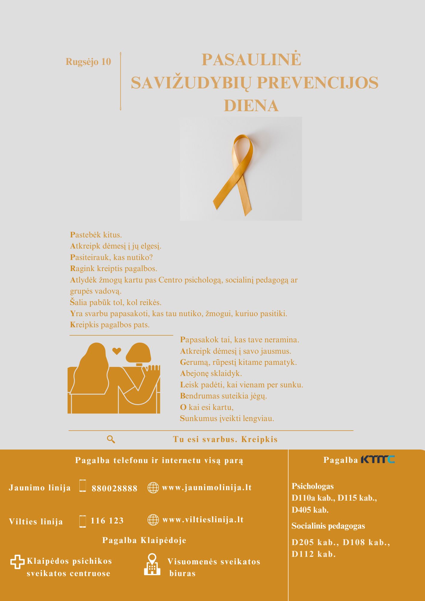 Rugs jo 10 oji Pasaulin Savi udybi Prevencijos Diena Klaip dos rugs-jo-10-oji-pasaulin-savi-udybi-prevencijos-diena-klaip-dos
